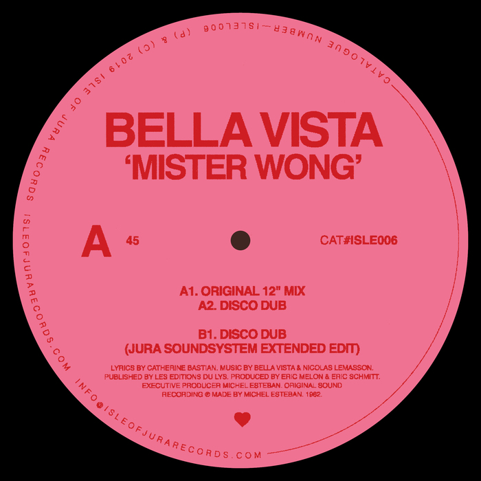 Bella Vista – “Mister Wong” single cover 3