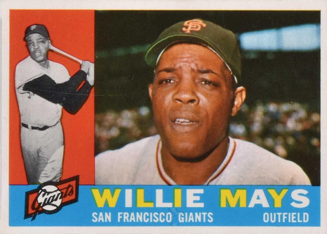 Topps baseball hobby cards (1960) - Fonts In Use