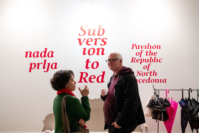 Subversion to Red by Nada Prlja. Pavilion of Macedonia, Venice Biennale 2019 1