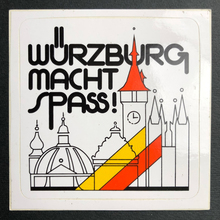 “Würzburg macht Spaß!” sticker