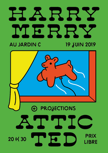 Harry Merry and Attic Ted at Jardin C