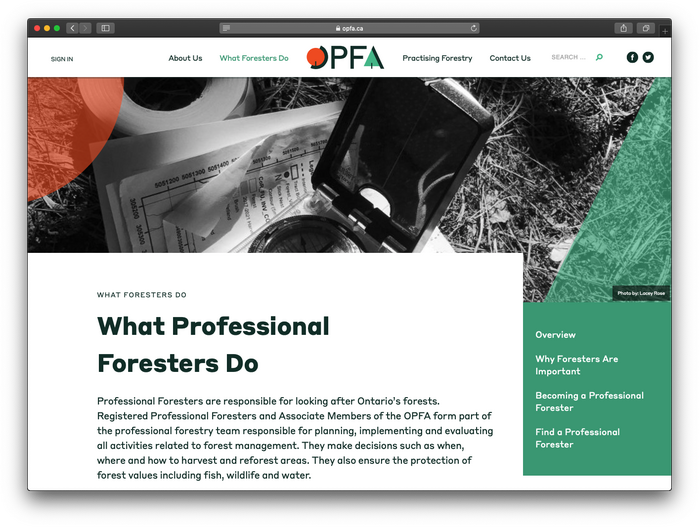 Ontario Professional Foresters Association (OPFA) 4