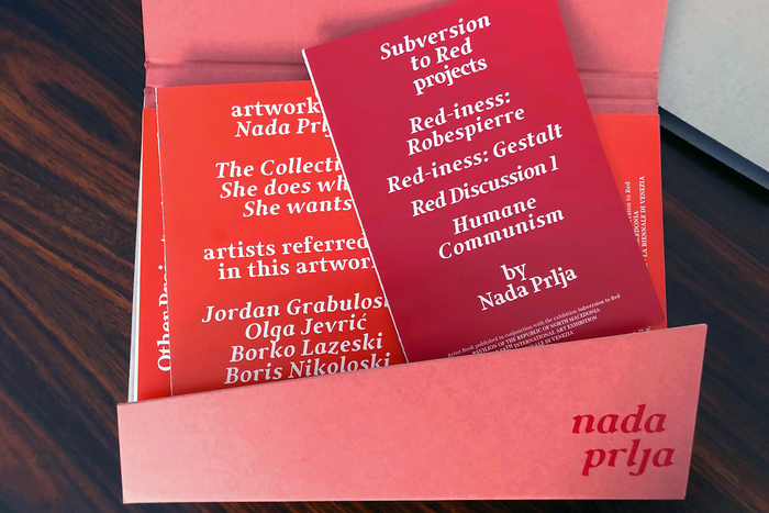 Subversion to Red by Nada Prlja. Pavilion of Macedonia, Venice Biennale 2019 8