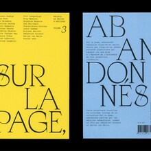 <cite>Sur la page abandonnés,</cite> Vol. 3