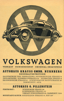 Volkswagen ad, c.<span class="nbsp">&nbsp;</span>1955