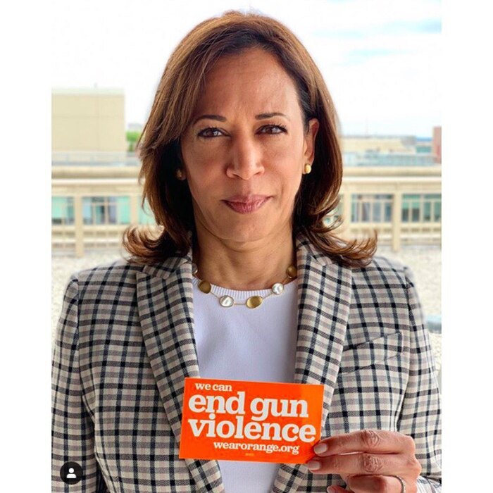 Kamala Harris and several other 2020 presidential candidates have expressed their support for gun safety.