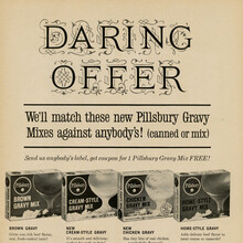 “Daring Offer” Pillsbury Gravy Mix ad