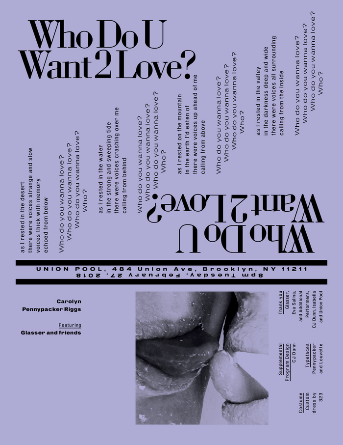 Carolyn Pennypacker Riggs performance art programs 6