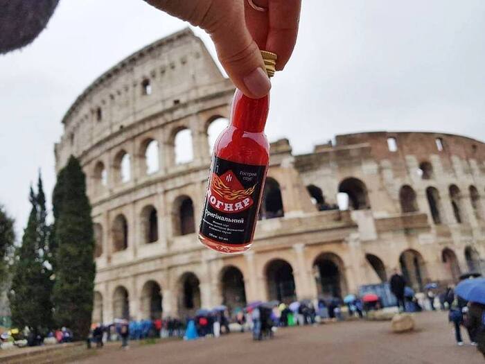 … and the Colloseum in Rome.