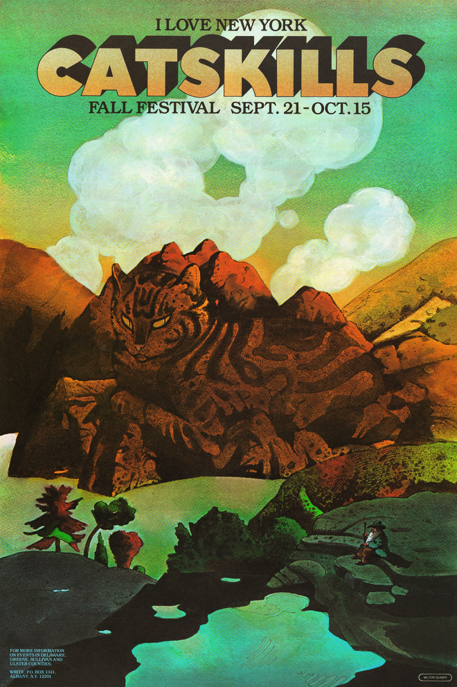 This may have actually been the first in the series. Milton Glaser donated this print to Cooper Hewitt's collection in 1979. [source]