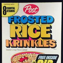 Post Frosted Rice Krinkles (1972)
