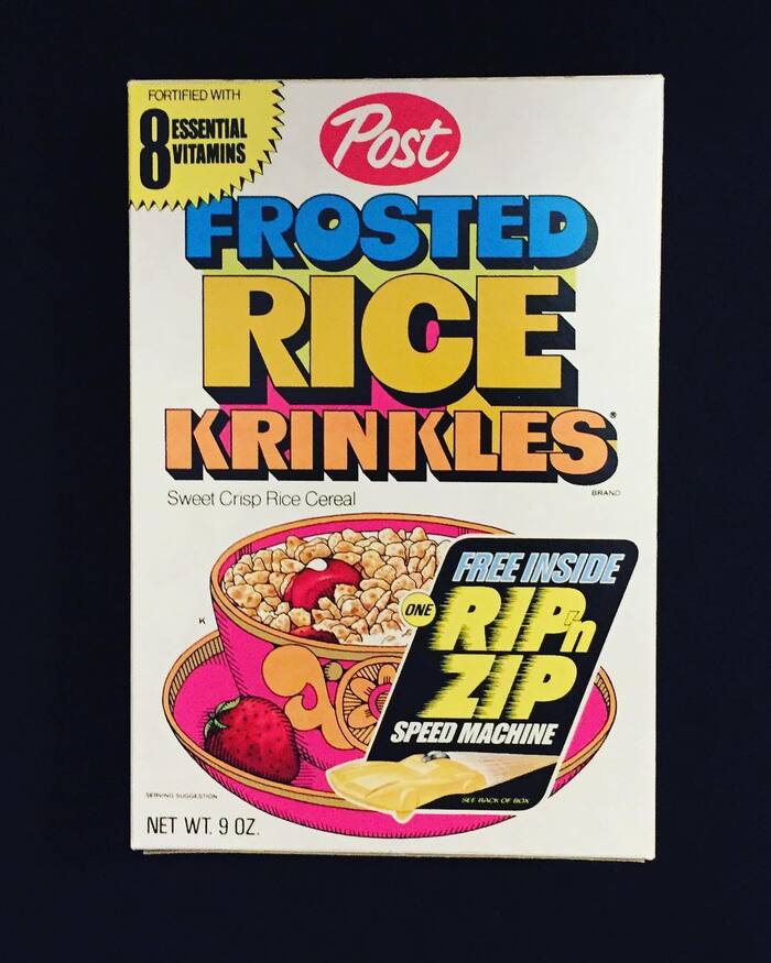 Post Frosted Rice Krinkles (1972) 1