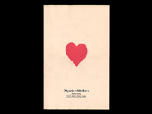 <cite>Objects with Love</cite> catalog (Biennale Interieur, Kortrijk)