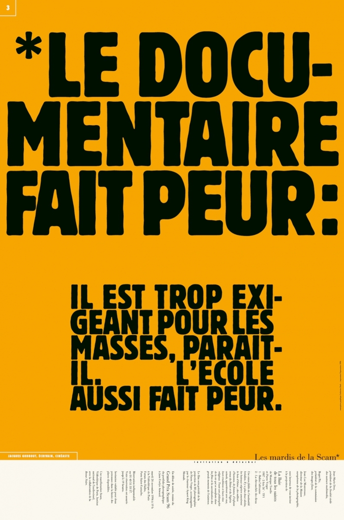 Affiches-Manifestes de la Scam 2