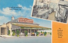 Café Du Monde postcard