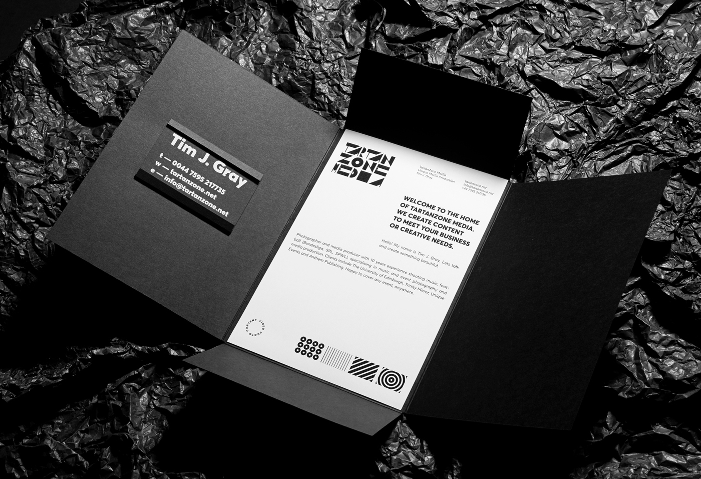 Tartan Zone Media identity