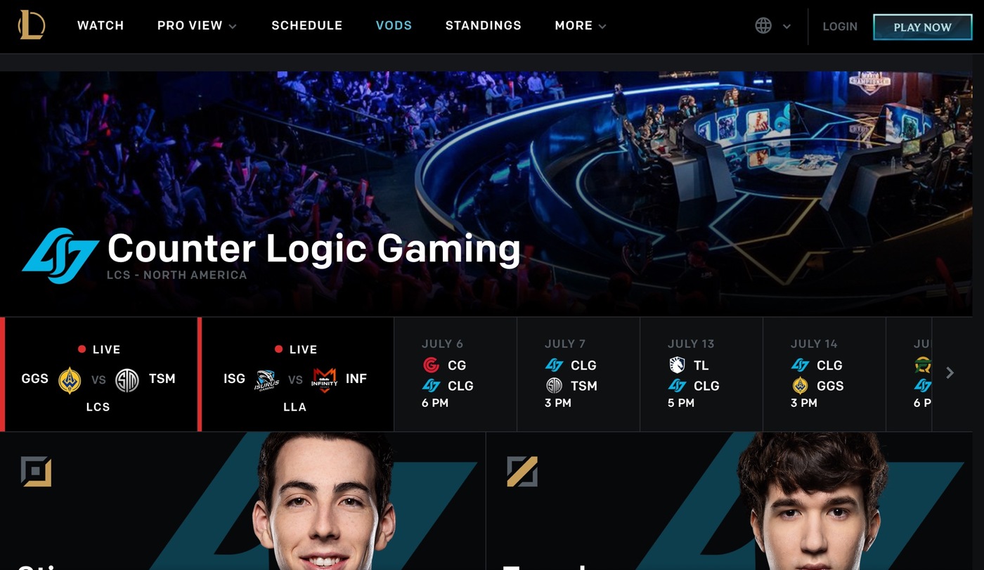 League of Legends game and website - Fonts In Use