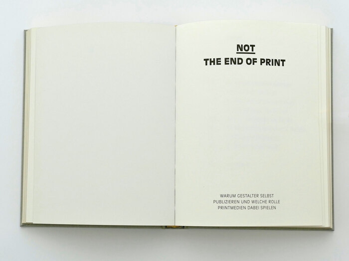 Not the End of Print 4