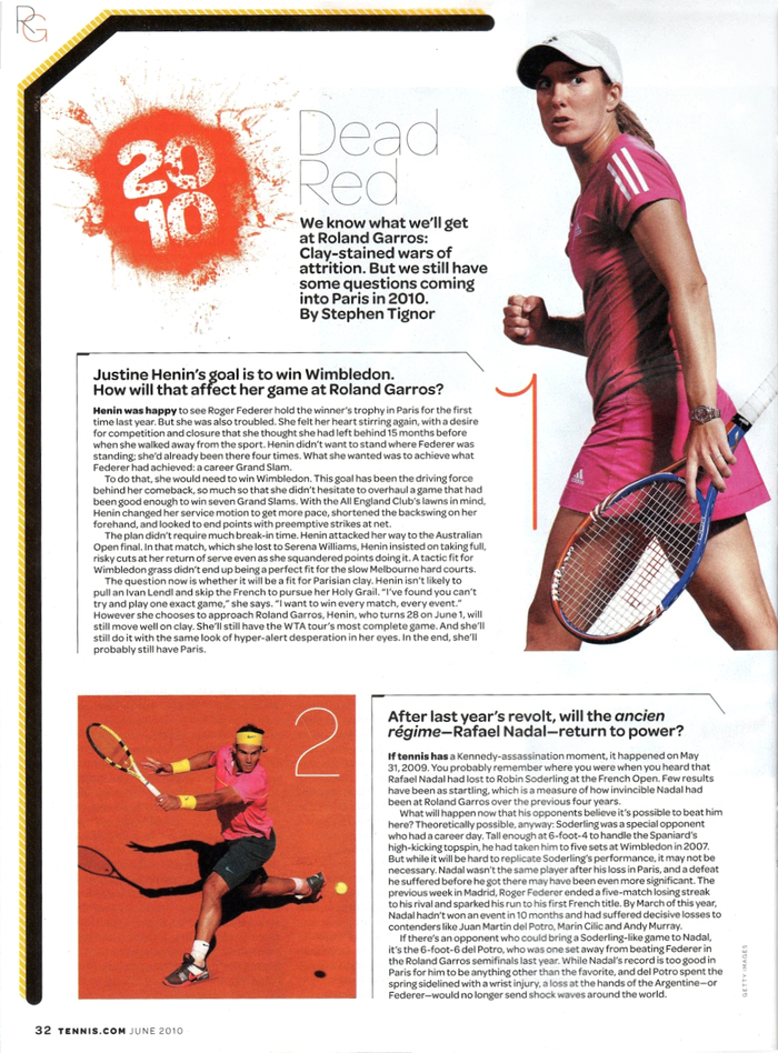 Tennis magazine 21