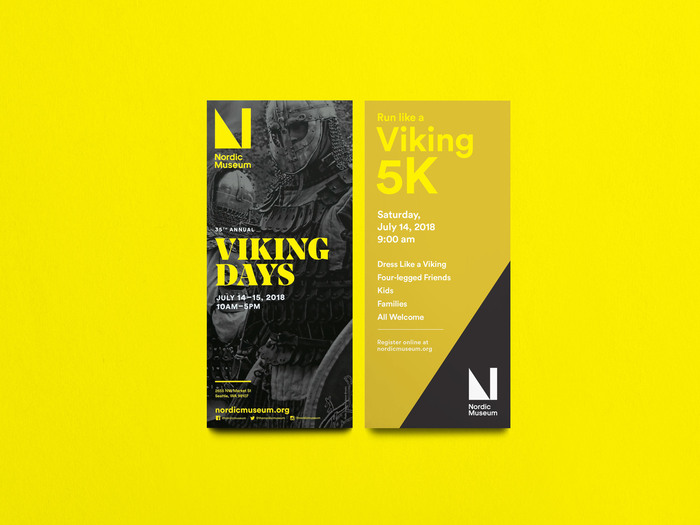 Flyer for the Viking Days event.