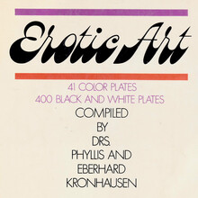 <cite>Erotic Art</cite> compiled by Drs. Phyllis and Eberhard Kronhausen