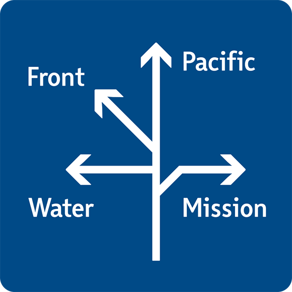 The City of Santa Cruz wayfinding signs 7