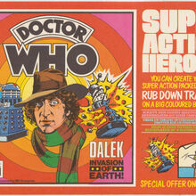 <cite>Doctor Who</cite> Action Transfers by Letraset