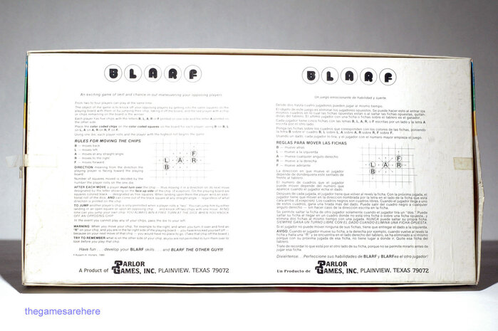 Blarf board game (1981) 3