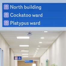 The Royal Children’s Hospital Melbourne signage