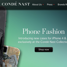 Condé Nast homepage