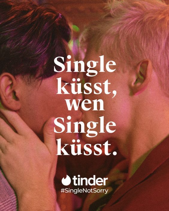 Tinder “Single, Not Sorry” campaign 4