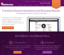 Get Satisfaction website