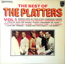 The Platters – <cite>The Best of</cite> (Vol 1 &amp; 2) album art