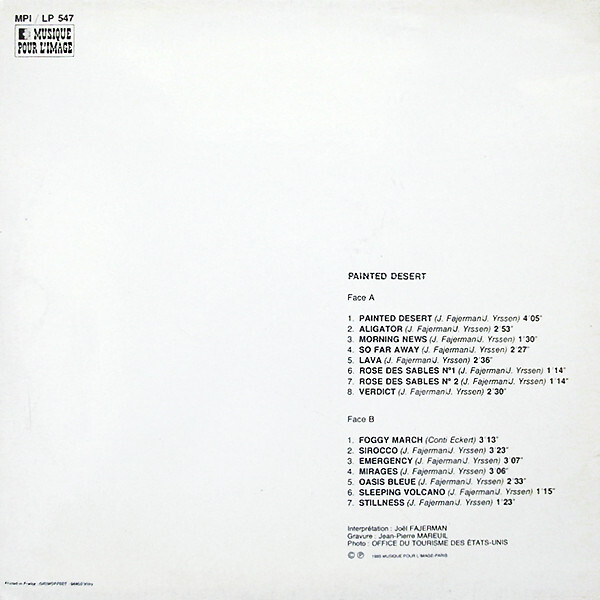 Joël Fajerman – Painted Desert album art 2