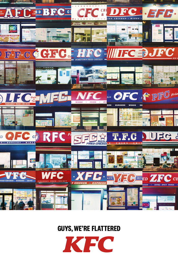 KFC: AFC–ZFC outdoor ad campaign 2