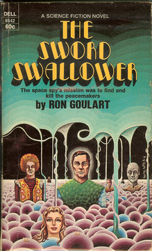 <cite>The Sword Swallower</cite> by Ron Goulart (Dell)