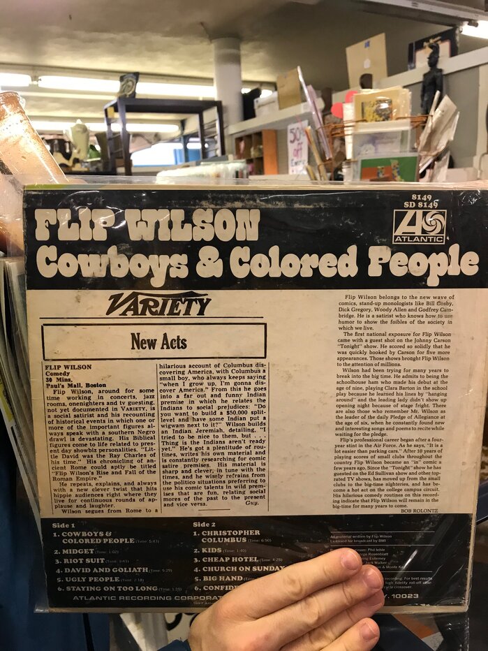 Flip Wilson – Cowboys &amp; Colored People album art 3