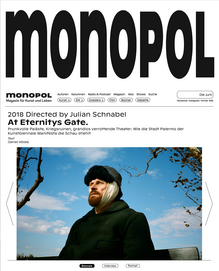 <cite>Monopol</cite> online redesign (2019)