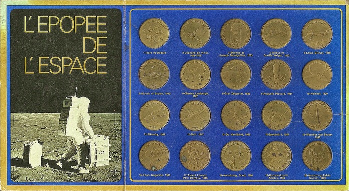 L&rsquo;&eacute;pop&eacute;e de l&rsquo;espace, France, with customized Univers