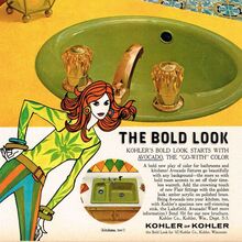 “The Bold Look” Kohler Co. ad (1967)