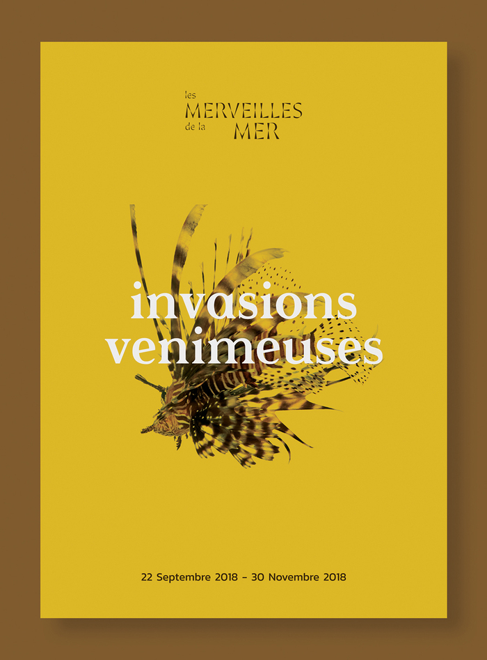 Poisonous fish exhibition poster