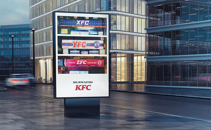KFC: AFC–ZFC outdoor ad campaign 4