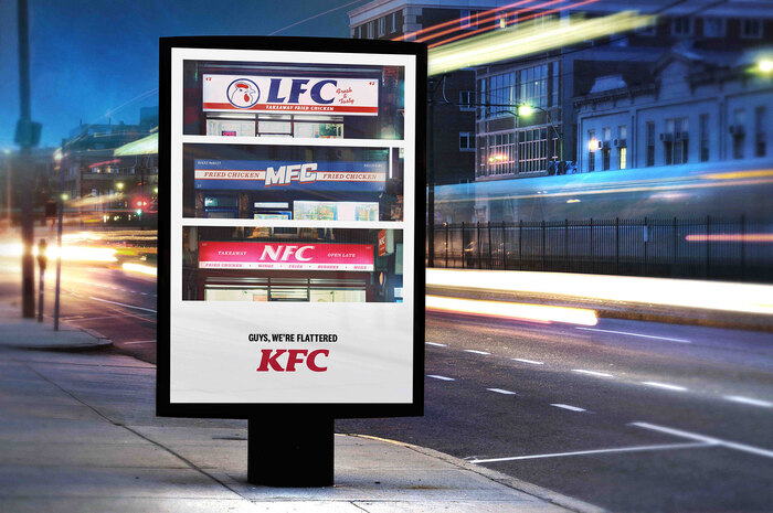 KFC: AFC–ZFC outdoor ad campaign 5
