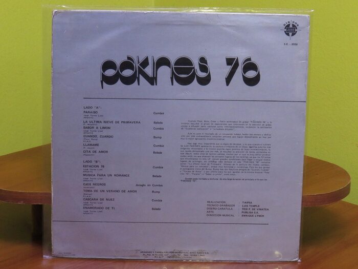 Los Pakines – Pakines 76 album art 2