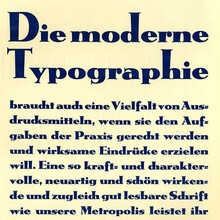 “Die moderne Typographie” ad, D.<span class="nbsp">&nbsp;</span>Stempel AG (1930)