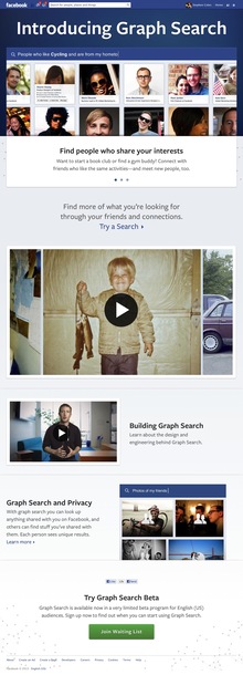 Facebook Graph Search Introduction Page