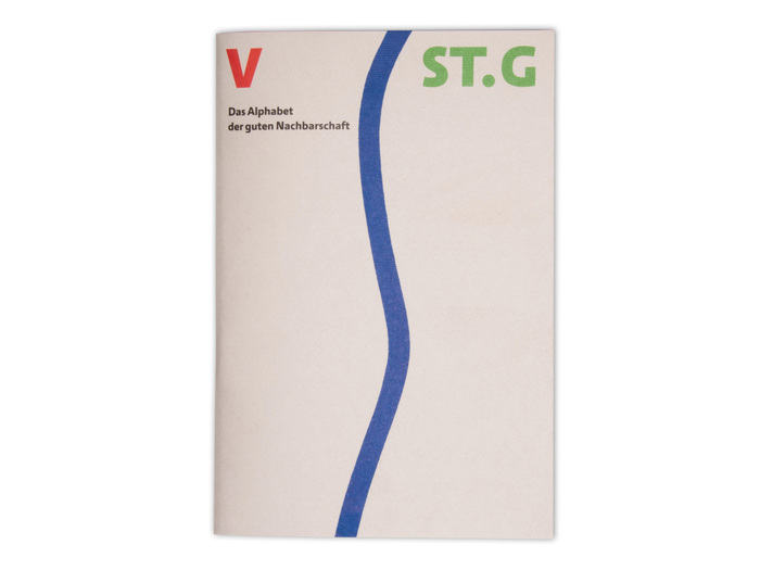 The cover shows the river Rhine which marks the border between Vorarlberg (Austria) and St. Gallen (Switzerland).