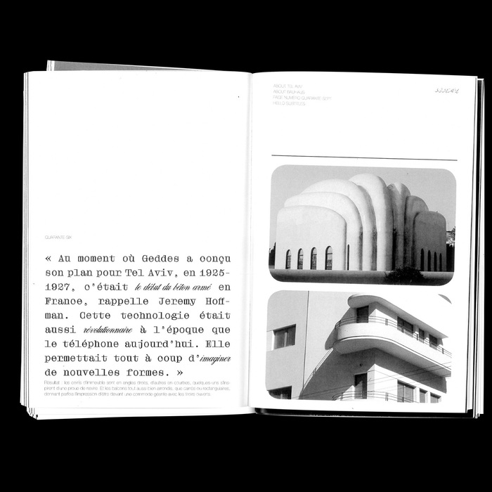 About Tel Aviv, About Bauhaus 13