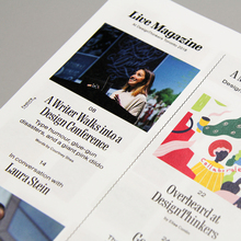 <cite>Live Magazine</cite> No.<span class="nbsp">&nbsp;</span>1, “At DesignThinkers Toronto”