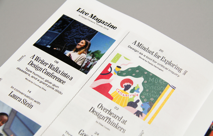 Live Magazine No.&nbsp;1, “At DesignThinkers Toronto” 9